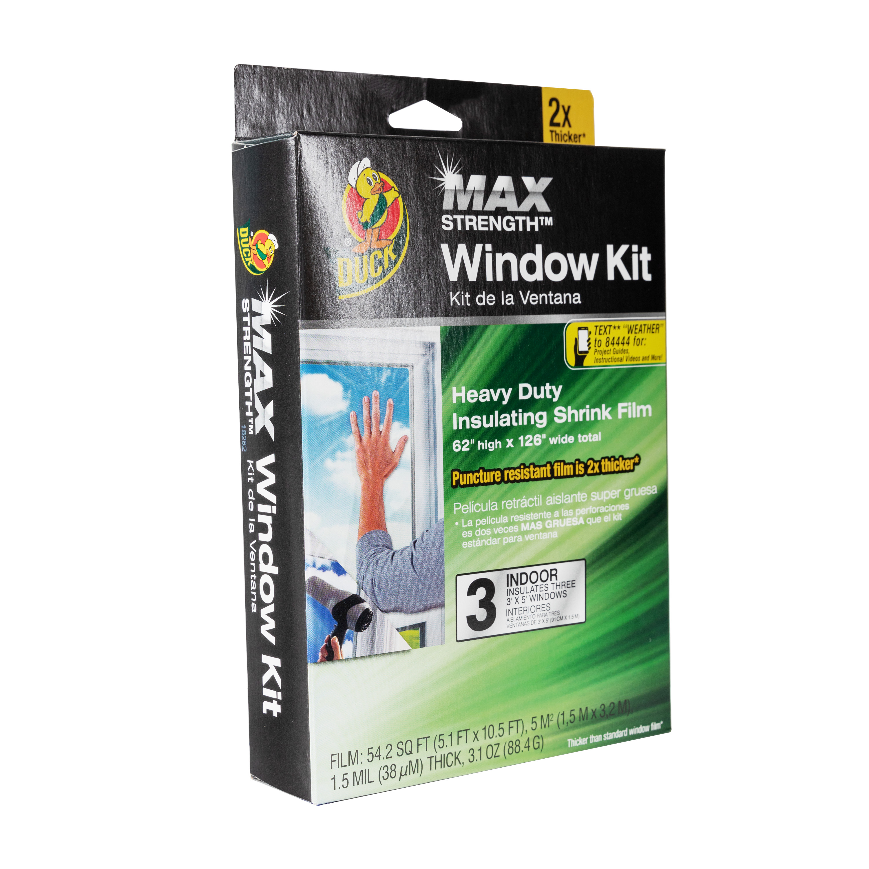 Duck Window Insulation Shrink Film Kits: MAX Heavy Duty ...