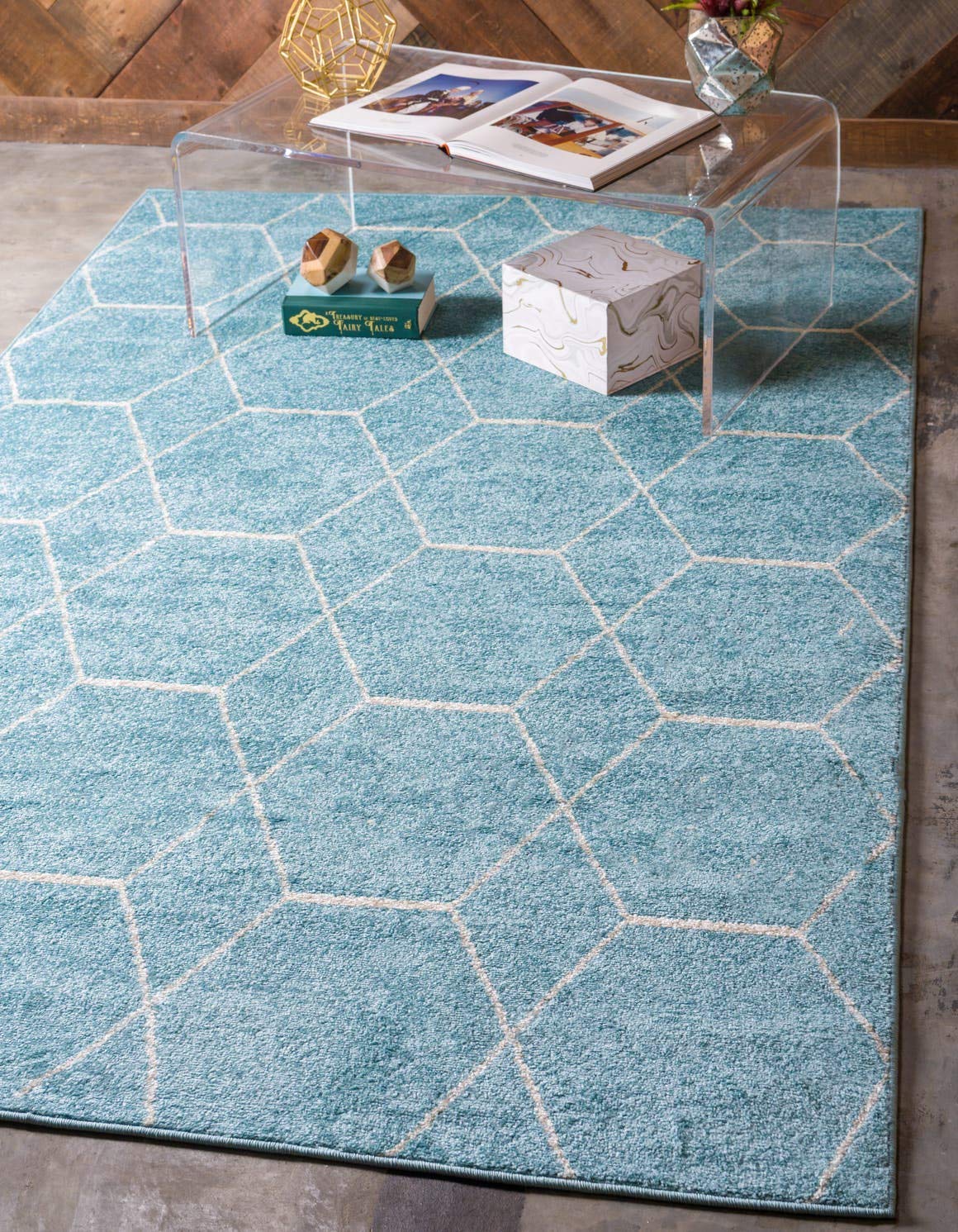 Unique Loom 4 X 6 Trellis Frieze Lattice Moroccan Geometric Area Rug Slickdeals Net