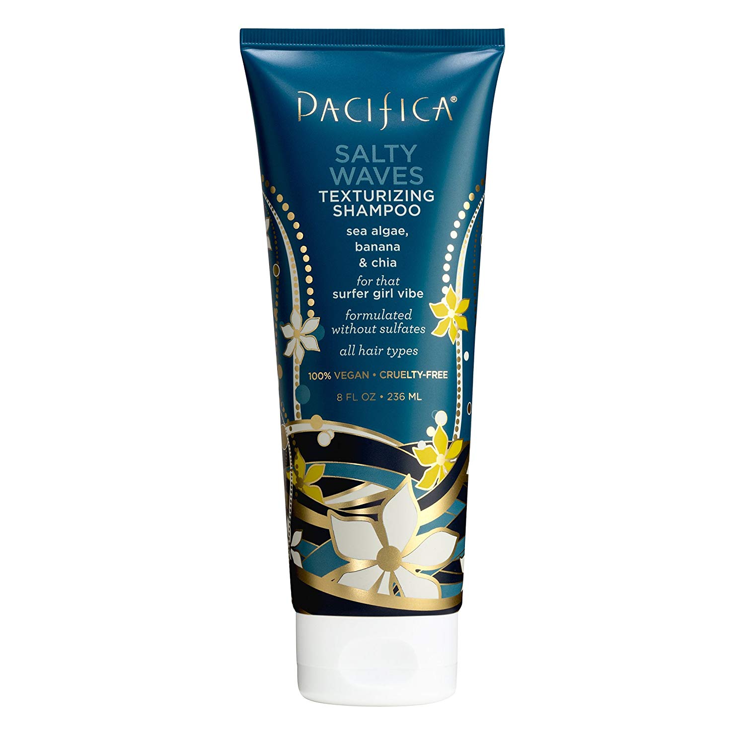 8-Ounce Pacifica Beauty Salty Waves Texturizing Shampoo $2.37 w/ S&S