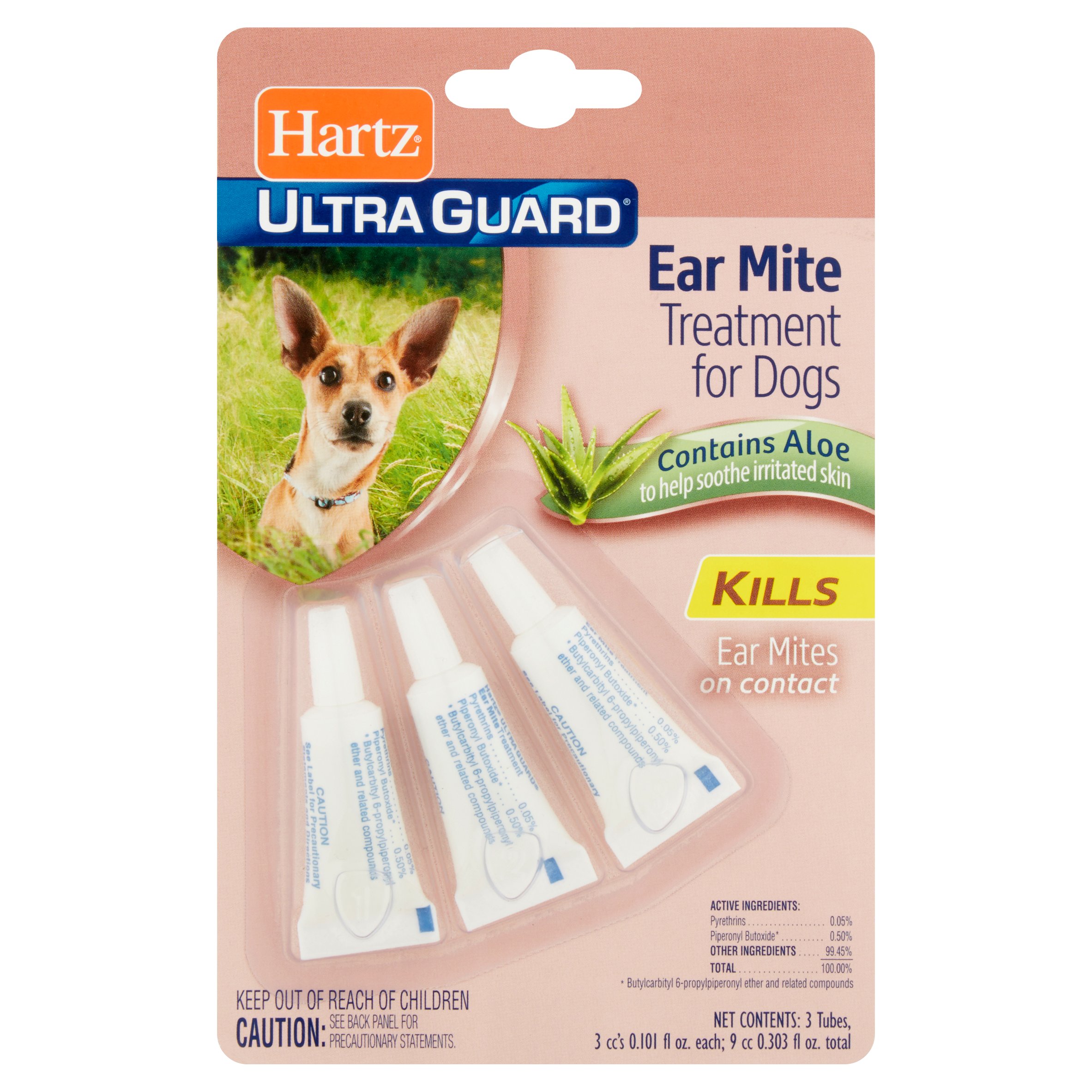 3-Count Hartz Ultraguard Ear Mite Treatment For Dogs $0.94 w/ S&S (or $0.99 at Walmart)