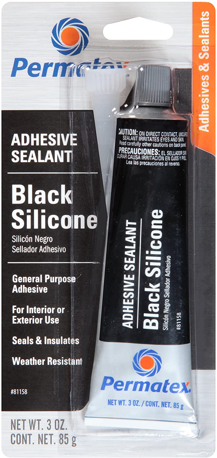 3-Ounce Permatex 81158 Black Silicone Adhesive Sealant $2.47 w/ Subscribe & Save