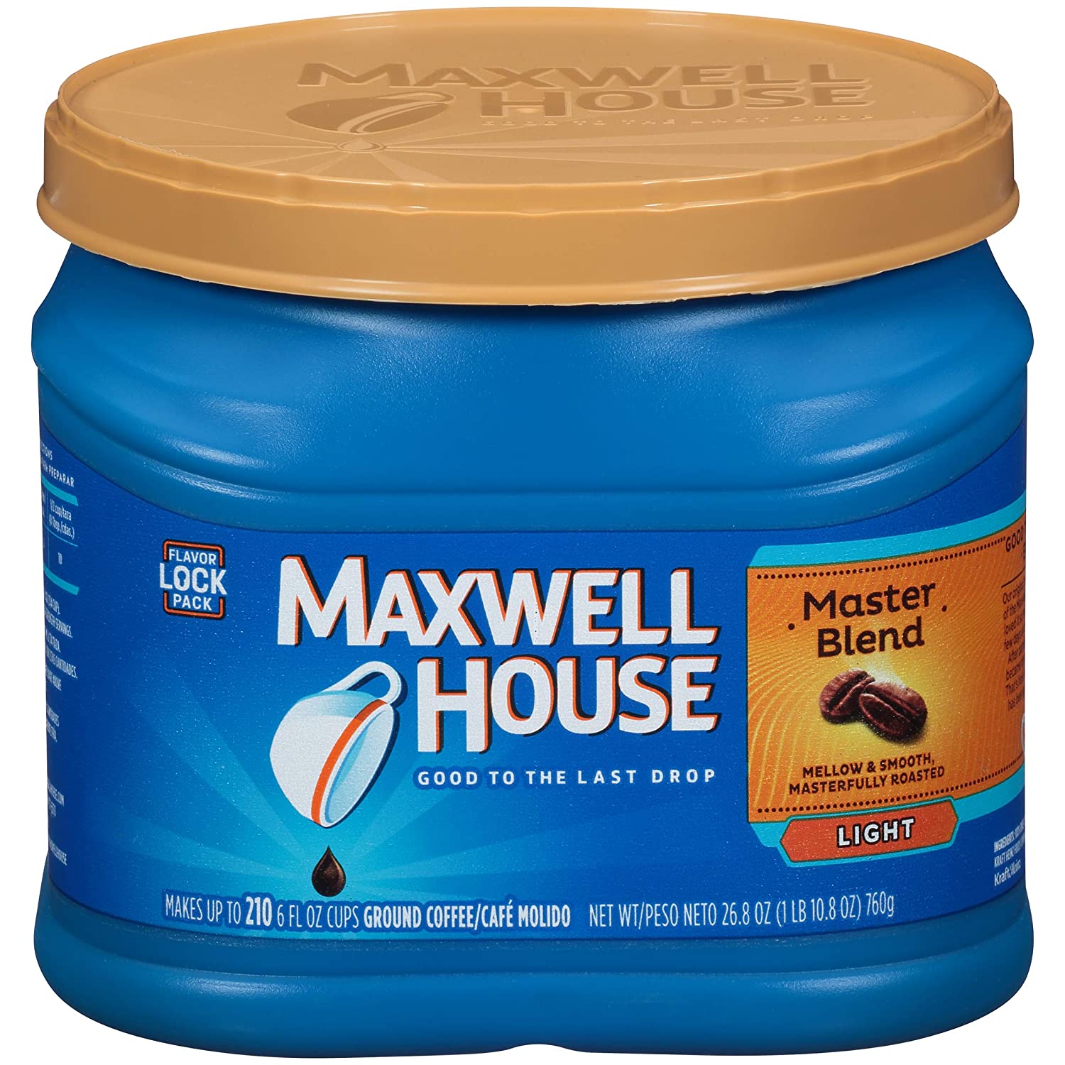 26.8oz Maxwell House Master Blend Ground Coffee (Light Roast) $4.15 w/ S&S