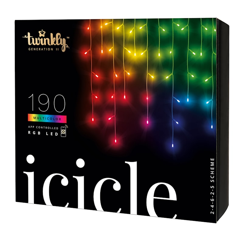YMMV At Home in Store Only; 190-Count Twinkly Icicle Lights - $27.49