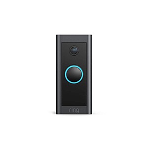 RING Video Doorbell - Wired - Smart WiFi Doorbell with HD Video, Motion Detection, Night Vision, and 2-Way Talk $13