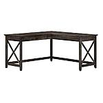 Bush Furniture Key West 60-inch Modern Farmhouse Writing Desk, Dark Gray Hickory $141.98 + Free Shipping at Amazon