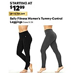 Groupon Black Friday: Bally Fitness Women's Tummy-Control Leggings, Sizes S-3X, Select Styles - Starts at $12.99