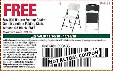 Bjs Wholesale Black Friday Lifetime Folding Chair Almond