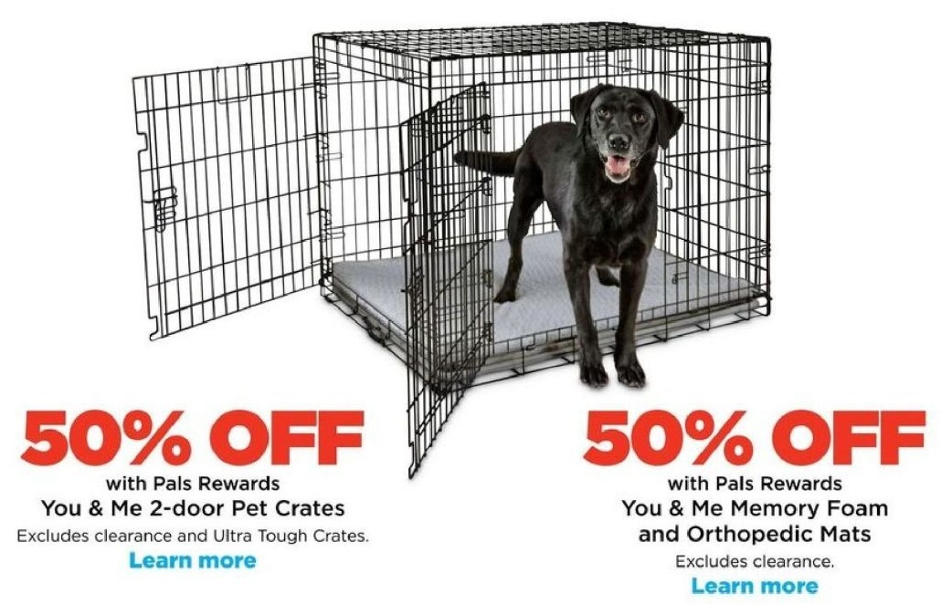 Petco Black Friday You Me 2 Door Pet Crates Select Styles 50