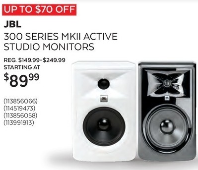 black friday studio monitors