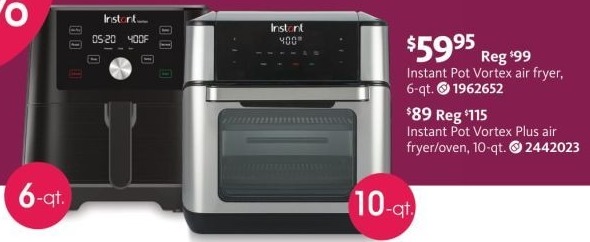 AAFES Black Friday: Instant Pot Vortex Plus 10 qt. Air Fryer Oven for $89.00