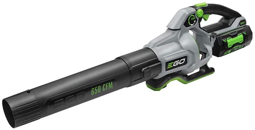 EGO 180 MPH Power+ 56-Volt Lithium Ion (Li-Ion) 650 CFM Brushless Cordless Electric Leaf Blower (Battery Included) LB6504 $249