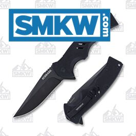 Schrade Sentiment Black Oxide G10 Drop Point Knife | SMKW $14.99