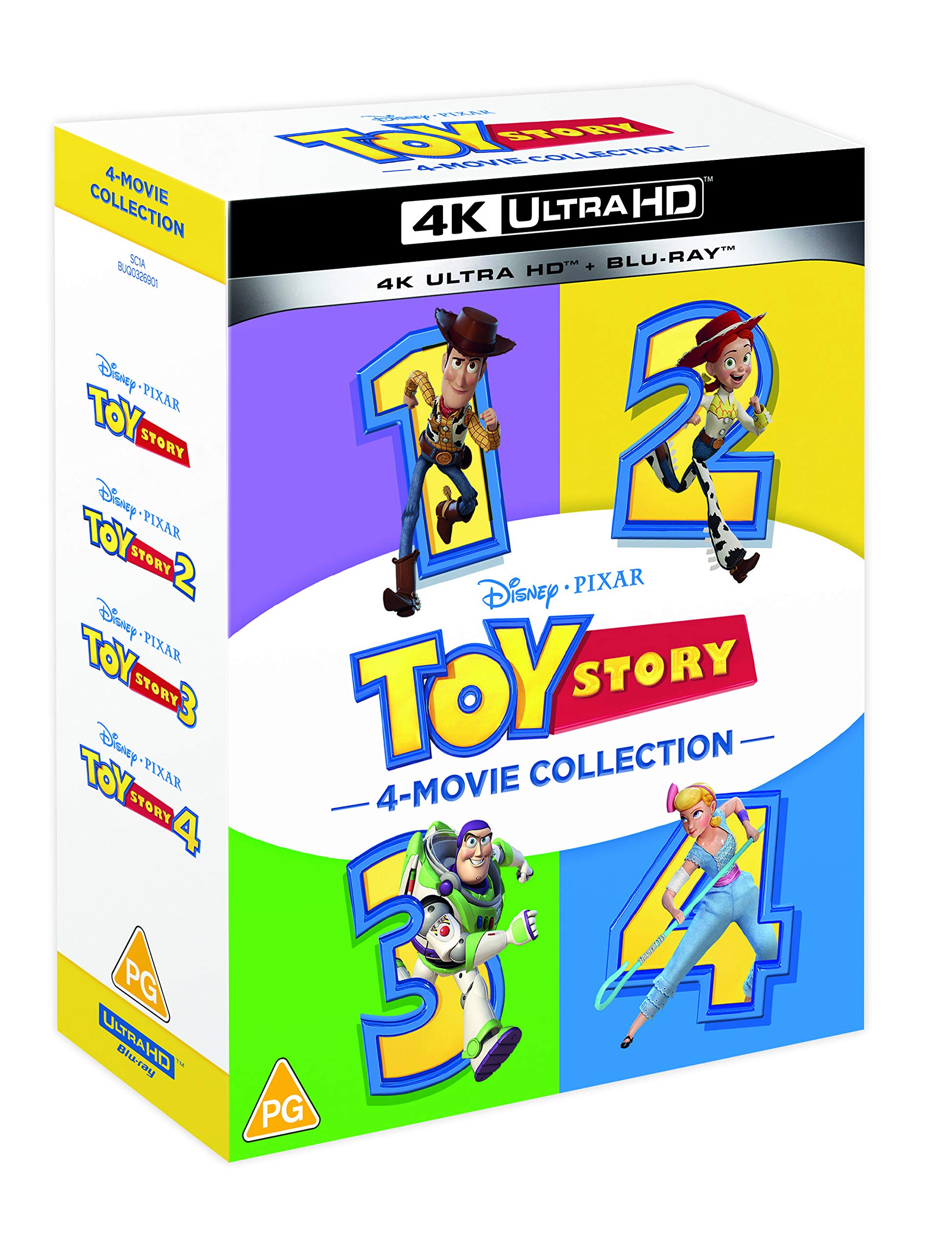 Disney Pixar s Toy Story 1 4 Collection 4K Ultra HD Blu ray 40 50 