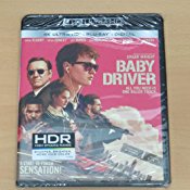 Baby Driver (4K Ultra HD + Blu-ray + UltraViolet) $9.99 FSSS or FS with prime