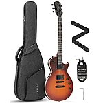 Fesley 39" Les Paul Electric Guitar Kit (Matte, Sunburst) $160 + Free Shipping