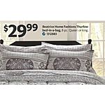 AAFES Black Friday: Beatrice Home Fashions Thurlow Bed-in-a-Bag, 8-pc. Queen or King for $29.99