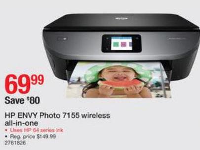 How do you print on a hp envy 7155 all in one printer