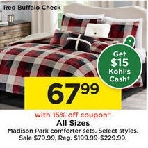 Kohl S Black Friday Madison Park Essentials Comforter Sets