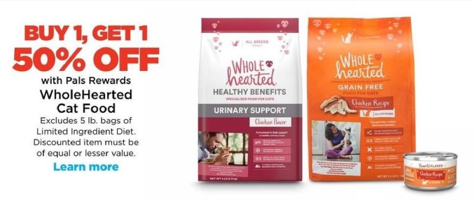 Whole Hearted Cat Food Petfinder