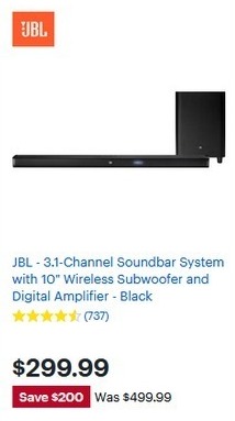 best buy jbl 3.1 soundbar