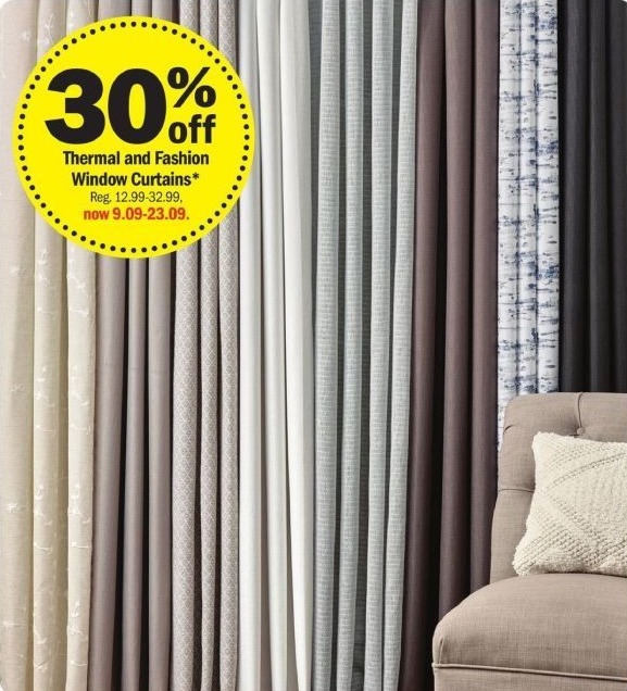 Meijer Black Friday Thermal And Fashion Window Curtains 30 Off