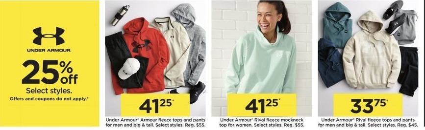 kohl's under armour mens shorts