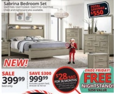 Conns Black Friday Sabrina Queen Bed For 399 99