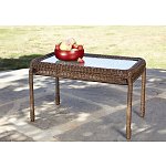 K-Mart- Garden Oasis Fox River Stackable Coffee Table - Brown $37.70 Was  $139.99 &amp;  Fox River Stackable Wicker Loveseat - Brown with Red Cushion $80.99 Was $299.99