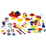 Amazon - Learning Resources Pretend &amp; Play Kitchen SET-70 PIECES,  $29.31. Free prime shipping.