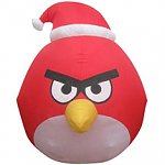 Wal-Mart - 5'H Large Angry Birds Airblown Inflatable Red Bird with Santa Hat $29.96. Free store P/U.