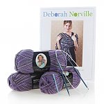 HSN - Swirling Shawl Knitting Kit $5.00 ($2.99 shipping and $1.50 for all others) Comes in Charcoal, Chili Multi, Pink Multi, Purple Multi and Soft White.