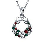 Santa Wreath Pendant - $14.39 + $2.99 Shipping @ Bling Jewelry $17.38