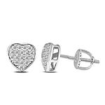 Diamond Heart Earrings - $19 + Free Shipping @ Szul