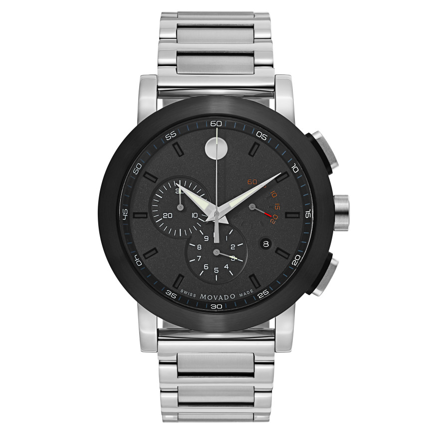 Grey watch. Movado Museum Black PVD. Наручные часы Movado 606093. Наручные часы Movado 606792. Movado Museum Black PVD вид сбоку.