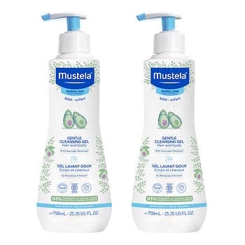 Costco Mustela Gentle Baby Cleansing Gel 25.35 fl oz 2 pack