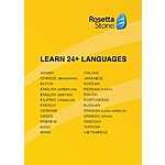 Amazon Treasure Truck: Rosetta Stone Unlimited (24) Languages Lifetime Access - $139.99