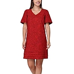 Costco Members: Nicole Miller Ladies' Linen Blend Dress (Black or Red) $10 + Free Shipping
