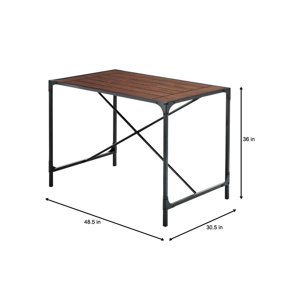 Home Depot: Industrial Empire Black Pub/Bar Table w/ Free Store Pickup, $90