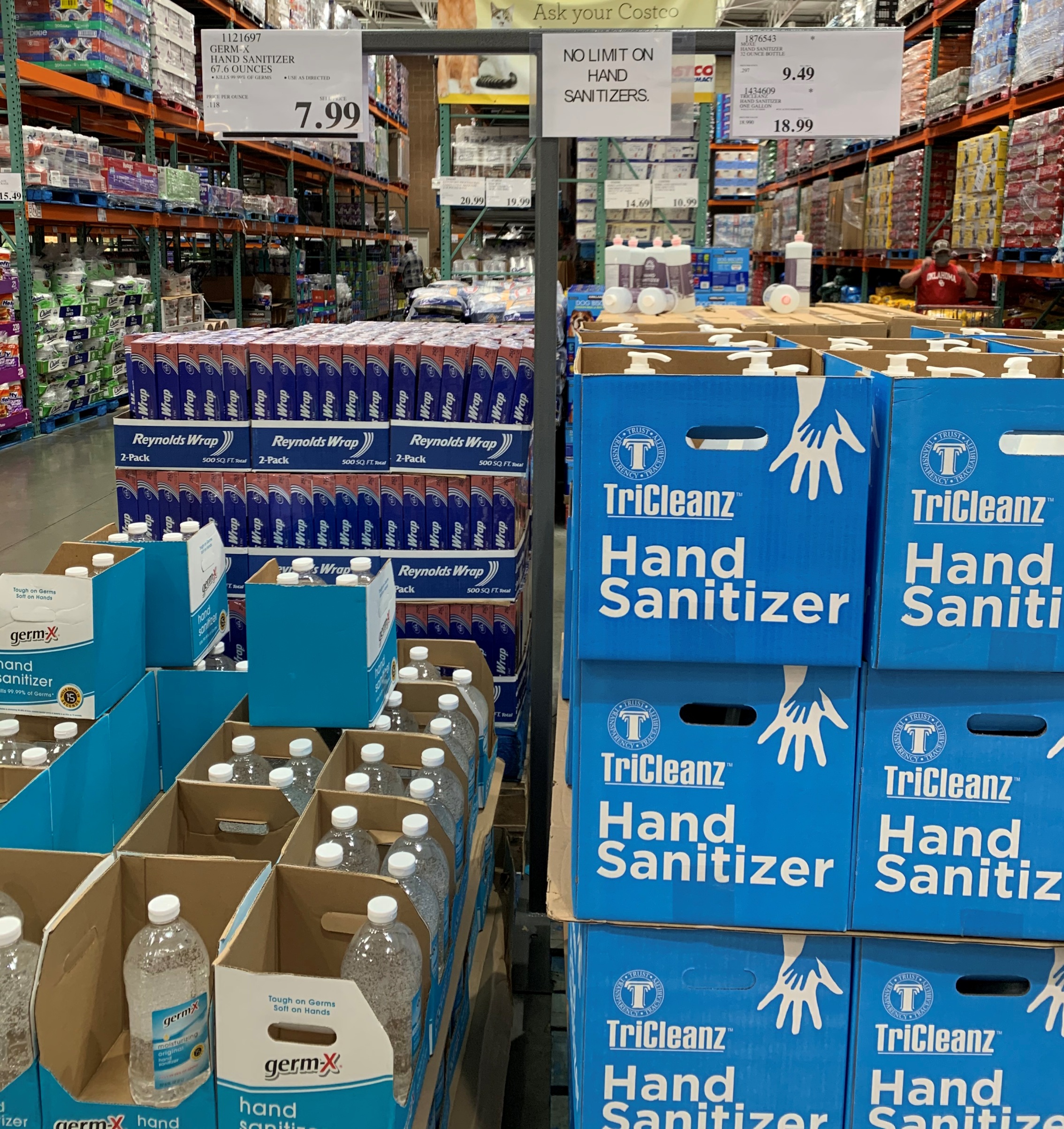 Costco Warehouse: Germ-X 67.6 fl.oz. Hand sanitizer (YMMV) $7.99