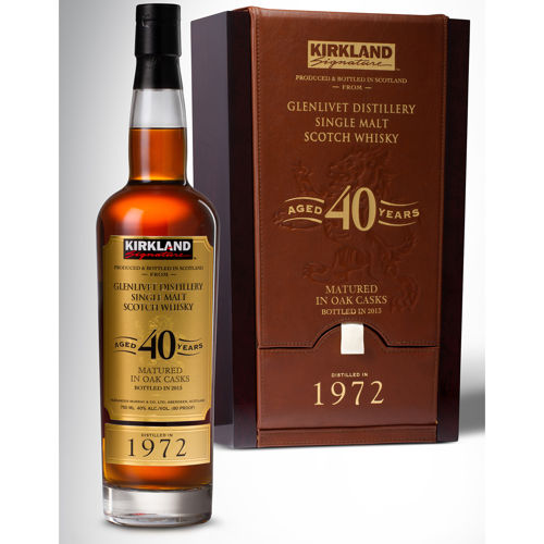 Kirkland Signature Glenlivet Distillery 40YearOld Single Malt Scotch