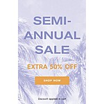 Roxy semi annual sale extra 50% off