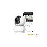 TP-Link Tapo 2K Pan/Tilt Security Camera for Baby Monitor, Dog Camera w/ Motion Detection and Tracking, 2-Way Audio, Night Vision, Cloud &amp;SD Card Storage, Works w/ Alexa  - $24.99