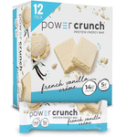 Power Crunch Whey Protein Bars, High Protein Snacks with Delicious Taste, French Vanilla Creme, 1.4 Ounce (12 Count) $12.99