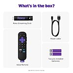 Roku Streaming Stick HD 2025 — HD Streaming Device for TV with Roku Voice Remote, Free &amp; Live TV $19.99