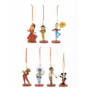 Disney Store 7 Ornament set - Disneyland 70th Anniversary Vault Collection $19.98