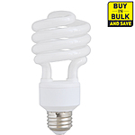 Utilitech 4-Pack 100W Equivalent Bright White CFL Decorative Light Bulbs $.65 plus tax Lowes