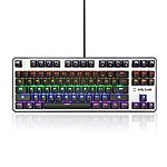 Mechanical Keyboard, USB Wired Gaming Keyboard 87-Key with Blue Switches for $25.92 @ Amazon Prime