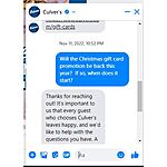 Culver's holiday gift card deal.  Free value basket with $40 gift card purchase.  IN STORE ONLY