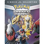 $5.99 - Pokemon: Diamond and Pearl Movie 4-Pack [Blu-ray] [SteelBook] @ Best Buy