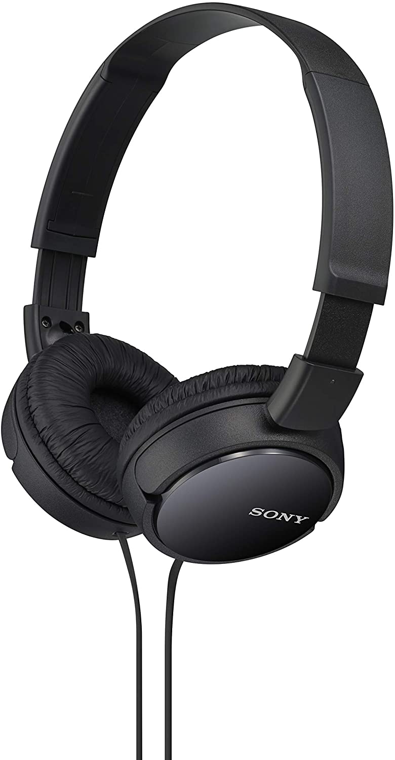 Sony MDRZX110/BLK ZX Series Stereo Headphones (Black) - $10